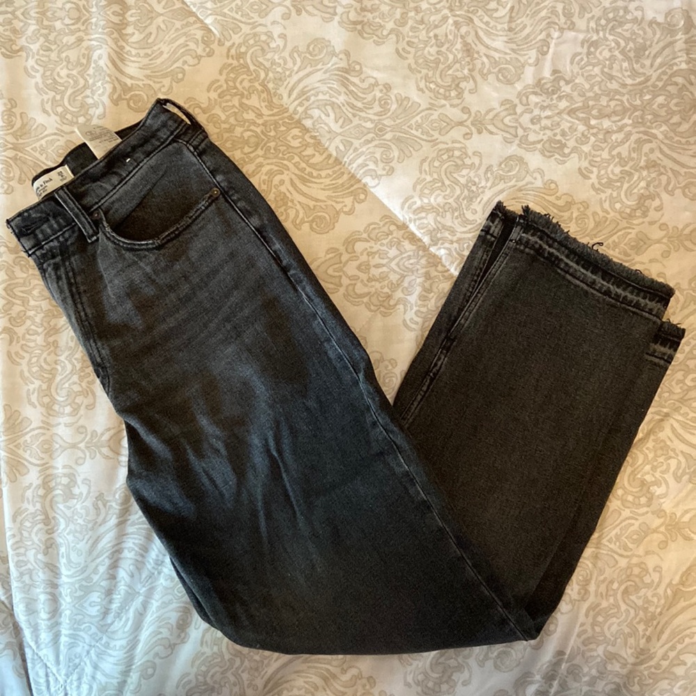 Abercrombie Curve Love The Ankle Straight Ultra High Rise Jeans
